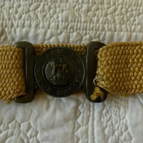 Victorian (1837-1901) RARE British Army (Boer War) Belt & Brass Buck - Picture 3 of 5